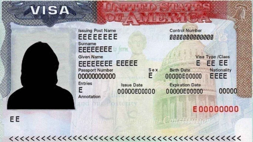 cual es el numero de una visa americana